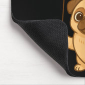 Dog Pug 67 Meme Six Seven Balloon Funny Gen Alpha マウスパッド (コーナー)