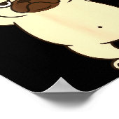 Dog Pug Funny 67 Meme Six Seven  ポスター (角)