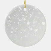 Dog Puppies Cat Pet Photo First Christmas Keepsake セラミックオーナメント (裏面)