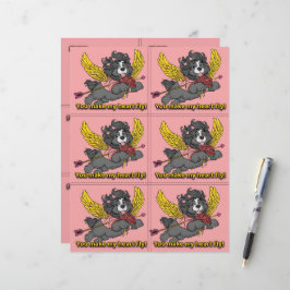 Dog Puppy Classroom Valentine Sheets レターヘッド