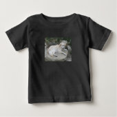 Dog Resting On A Rock ベビーTシャツ (正面)