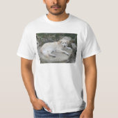 Dog Resting On A Rock Tシャツ (正面)