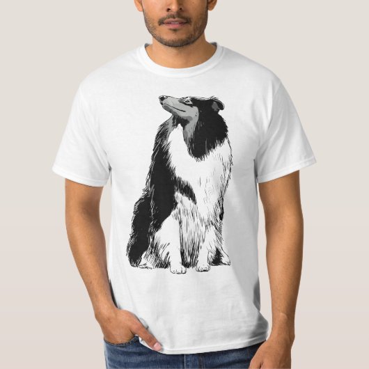 Dog Rough Collie Tシャツ (正面)