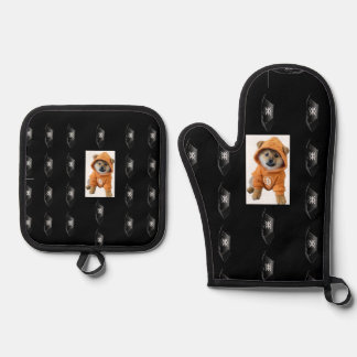 $DOG / Runestoneオーブンのミッツ&ポットホルダー 鍋つかみ&鍋敷きセット