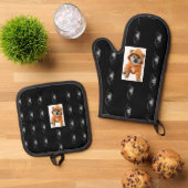 $DOG / Runestoneオーブンのミッツ&ポットホルダー 鍋つかみ&鍋敷きセット (トップダウン)