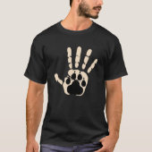 Dog s Paw in Human Hand  Dog  Tee Tシャツ (正面)