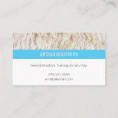 Dog Salon Grooming Service Business Cards Modern 名刺 (裏面)