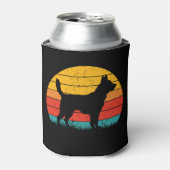 Dog Silhouette at Sunset 缶クーラー (缶正面)