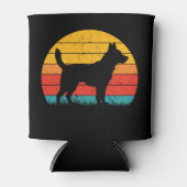 Dog Silhouette at Sunset 缶クーラー (正面)