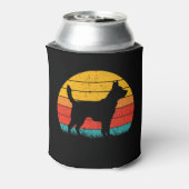 Dog Silhouette at Sunset 缶クーラー (缶裏面)