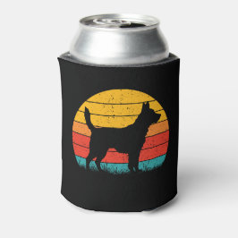 Dog Silhouette at Sunset 缶クーラー