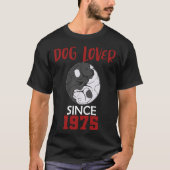 Dog  since 1975 tシャツ (正面)