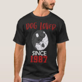 Dog  since 1987 tシャツ (正面)