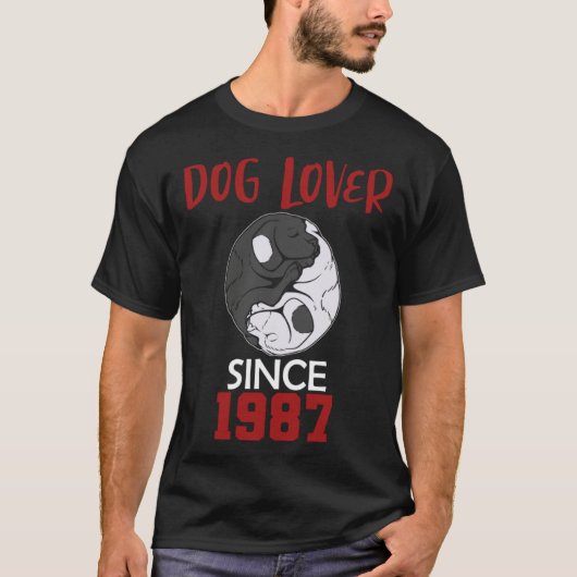 Dog  since 1987 tシャツ (正面)