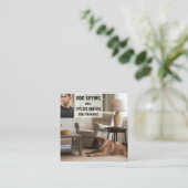 Dog Sitter Service スクエア名刺 (スタンド正面)