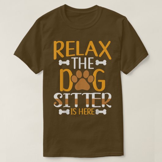 Dog Sitting Walker Sitter Pet Sitters T-Shirt Copy Tシャツ (デザイン正面)