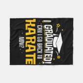 Dog Skull Skeleton Running Halloween Costume Party フリースブランケット (正面(横))