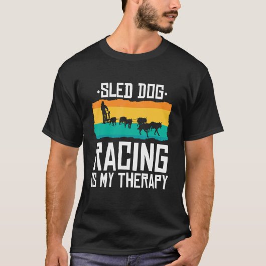 Dog Sledding Mushing_3 Tシャツ (正面)