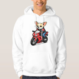 Dog Smoking Cigarette Funny Chihuahua Meme パーカ