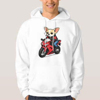 Dog Smoking Cigarette Funny Chihuahua Meme パーカ