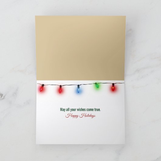 Dog Sniffing Christmas Sugar Cookies カード (内部)