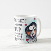 Dog Sublimation mug コーヒーマグカップ (正面右)