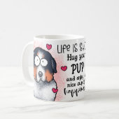Dog Sublimation mug コーヒーマグカップ (正面左)