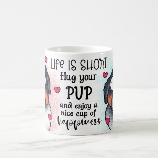 Dog Sublimation mug コーヒーマグカップ (中央)