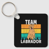 Dog Team Labrador Lover キーホルダー (正面)