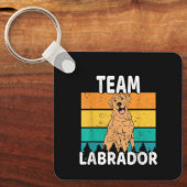 Dog Team Labrador Lover キーホルダー (正面)