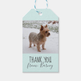 Dog Thank You Gift写真ラベル ギフトタグ