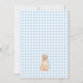 Dog Theme 1st Birthday Invite 招待状 (裏面)