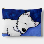 Dog Tired Westie   アクセサリーポーチ (正面)
