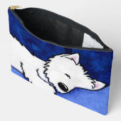 Dog Tired Westie   アクセサリーポーチ (見開き)
