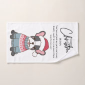 DOG TOWEL ハンドタオル (ハンドタオル)