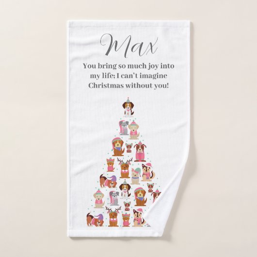 DOG TOWEL ハンドタオル (ハンドタオル)