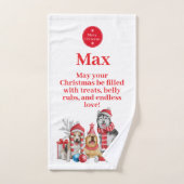 DOG TOWEL ハンドタオル (ハンドタオル)