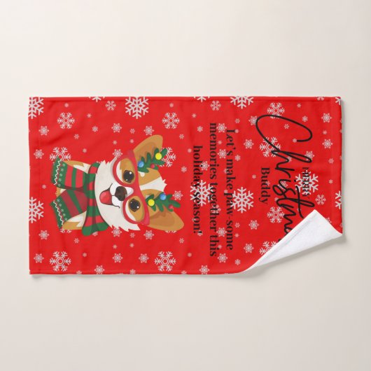 DOG TOWEL ハンドタオル (ハンドタオル)