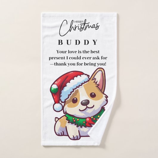 DOG TOWEL ハンドタオル (ハンドタオル)