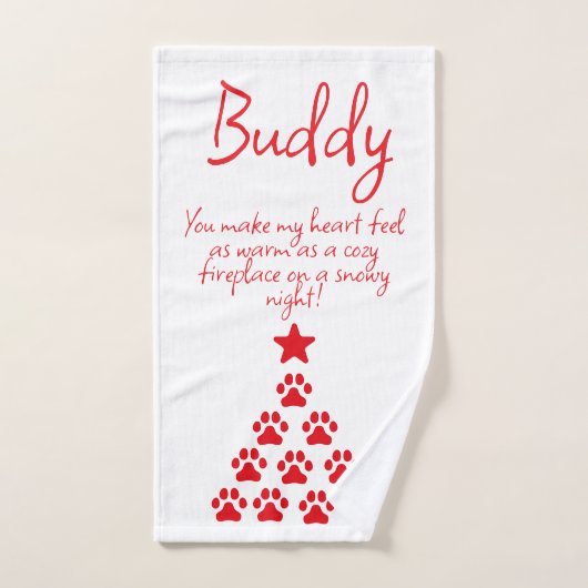 DOG TOWEL ハンドタオル (ハンドタオル)