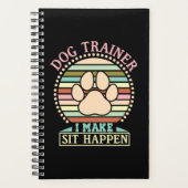 Dog Trainer I Make Sit Happen プランナー手帳 (正面)