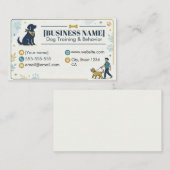 Dog Trainer & Pet Behavior Professional 名刺 (正面/裏面)