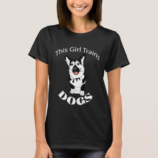 Dog Trainer Professional Dog Training School Tシャツ (正面)
