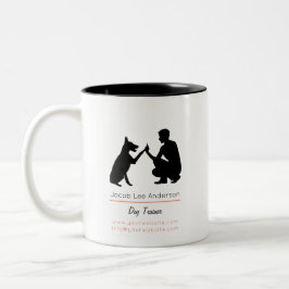 Dog trainer  Two-Tone coffee mug ツートーンマグカップ