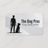 Dog Trainer with His Pet 名刺 (正面)