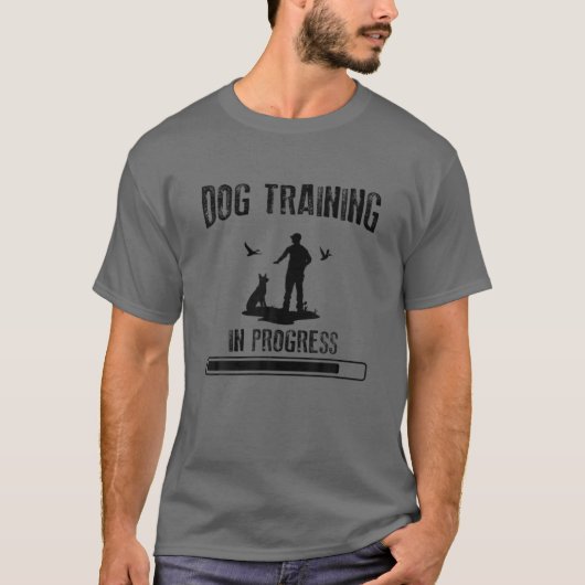 Dog Training In Progress Dog Trainer Tシャツ (正面)