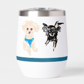 dog tumbler (正面)