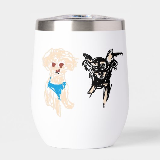 dog tumbler (正面)