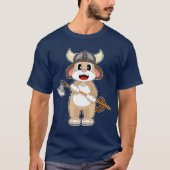 Dog Vikings Axe Tシャツ (正面)