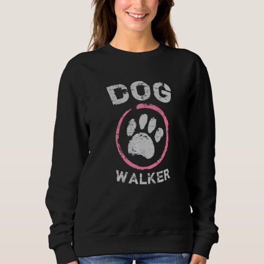 Dog Walker Dog Puppies Dog Breed Owner スウェットシャツ (正面)